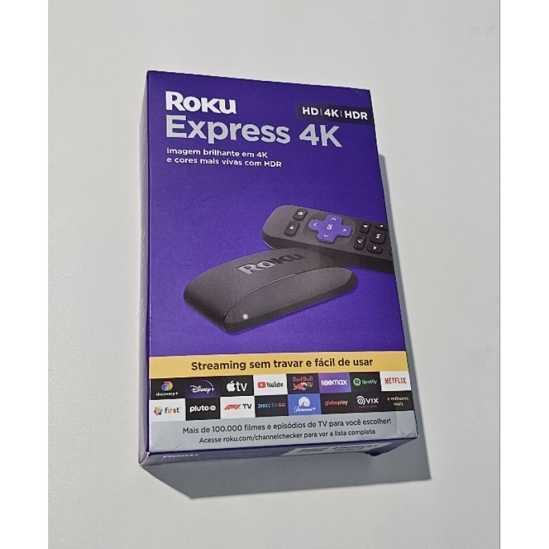 Roku Express HD 4k HDR Menos De 10 Horas De Uso | Shopee Brasil