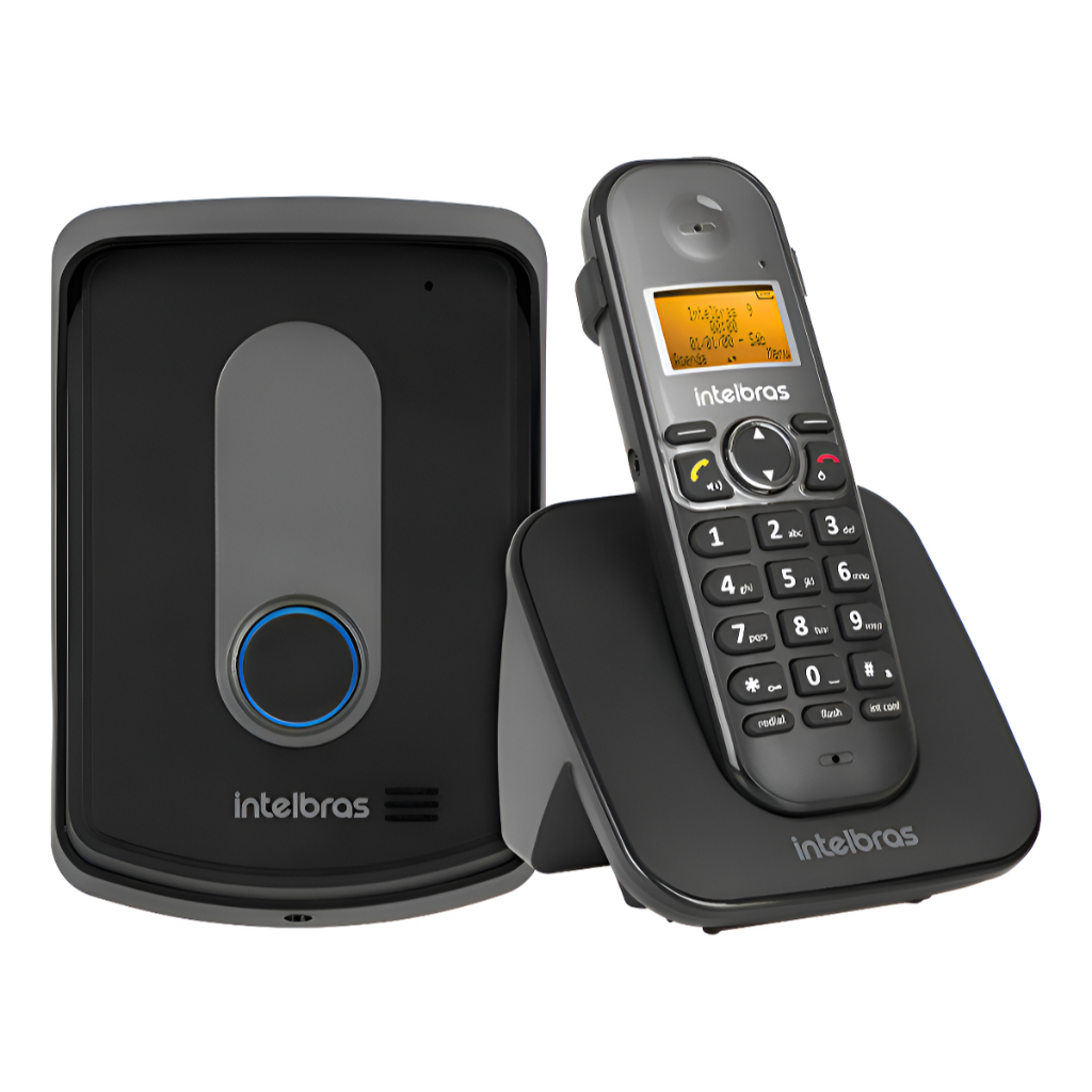Kit Interfone Sem Fio 1 TIS 5010 Preto | Shopee Brasil