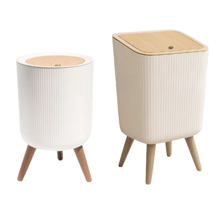 Lixeira Com Tampa De Pressão Moderna 9L Multiuso Cor Luxo Cozinha Escritório Banheiro Sala