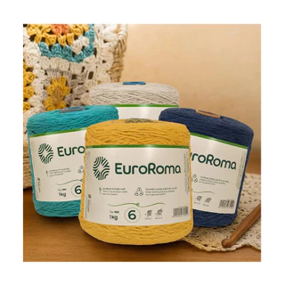 Barbante EuroRoma N° 6 - 1Kg em Oferta na Shopee
