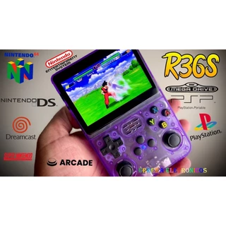 Console Game Portátil R36S + de 15.000 Jogos /Game com 64GB /Linux /Tela IPS 3.5 Polegadas em Oferta na Shopee