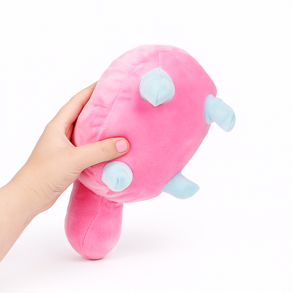 Pelúcia Cachorro Pebble de Dandy's World - Roblox - Cinza ou Rosa