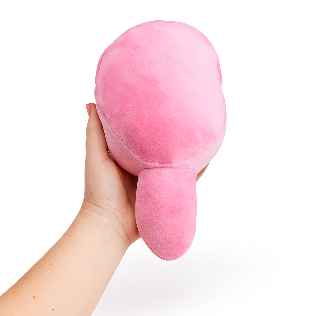 Pelúcia Cachorro Pebble de Dandy's World - Roblox - Cinza ou Rosa