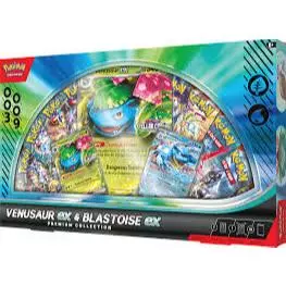 Box Coleção Premium Venusaur Ex e Blastoise Ex - Pokémon TCG