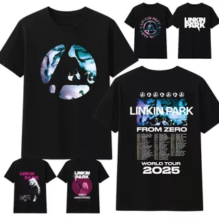 Camiseta Preta Linkin Park From Zero World tour Rock Algodão rock