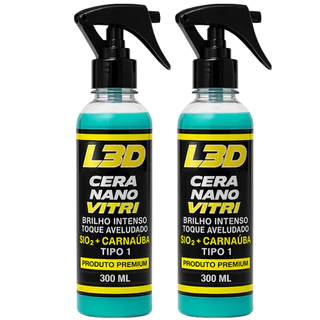 2 Ceras Cristalizadoras L3D  Brilho Intenso e Fácil Aplicação Para Todas As Cores em Oferta na Shopee