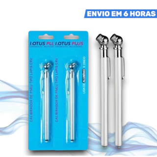 Calibrador Medidor de Pressão 50 Ibs Pneu Moto Carro Bike Tipo Caneta