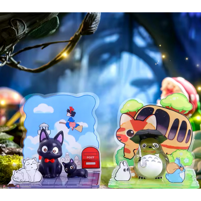 t*k様 ACATE x cuervo bopoha GHIBLI Box Ca Blind box Studio Ghibli Totoro Chihiro Kiki (1 CAIXA SURPRESA