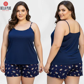 Babydoll Plus Size Pijama Plus Conforto Renda Noite Dormir Estampado em Oferta na Shopee