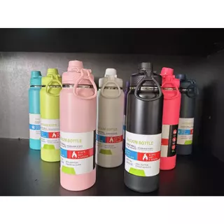 Garrafa Térmica com CAPA Protetora 600ml 800ml 1000ml Espacial Quente & Frio Com Isolamento De Inox Grande Capacidade