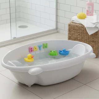 Banheira Grande 2 Posições Prime Baby Recém Nascido 0 a 5 anos Confortável 30kg Anatômico Resistente em Oferta na Shopee
