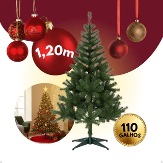 Árvore De Natal 1,20 cm Verde Cheia Zenx Medali