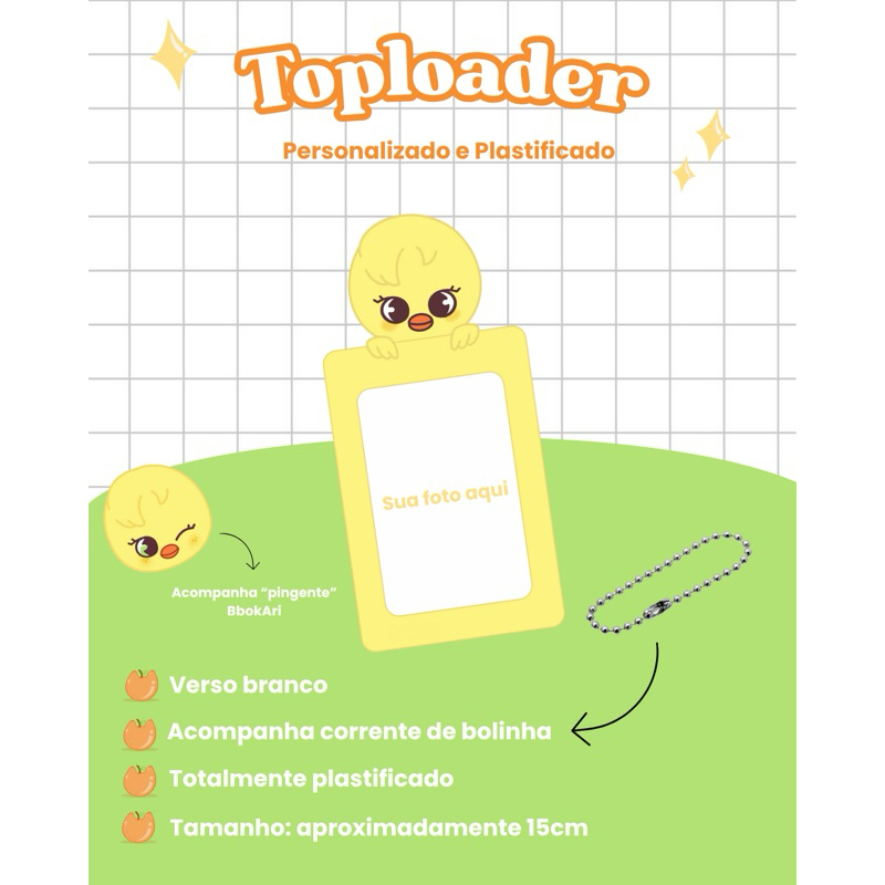 Toploader Felix/BbokAri (straykids) LEIA A DESCRIÇÃO | Shopee Brasil