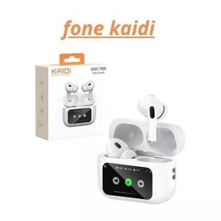 🎧 Fone de Ouvido Bluetooth 5.3 Kaidi Original–TWS com Tela Touch e Cancelamento de Ruído Variedades