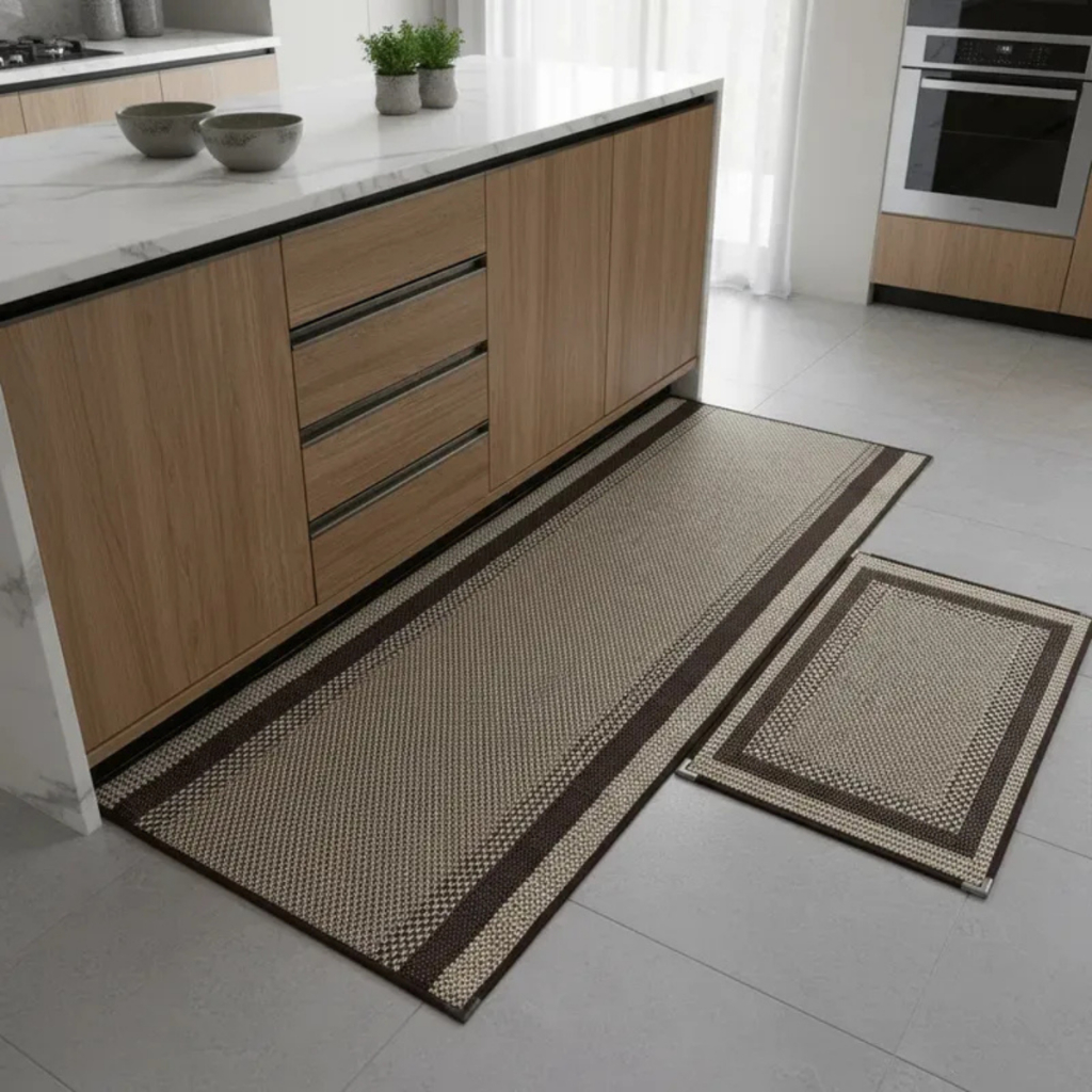 Passadeira Sisal Antiderrapante Tapete Ponteira Corredor Cozinha Capacho Diversos Tamanhos Lancer