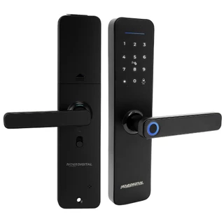 Fechadura Inteligente WiFi Novadigital Biometria Senha Cartão Chave e Controle Remoto via App