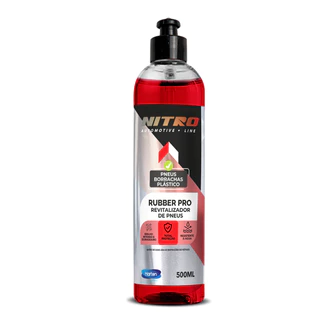 RUBBER PRO REVITALIZADOR DE PNEUS NITRO AUTOMOTIVE . LINE (Pneus, borrachas, plásticos) 500ML