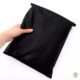 Kit 20 Unidades de Saco Zip PRETO Fosco Armazenamento Para Roupa Acessórios