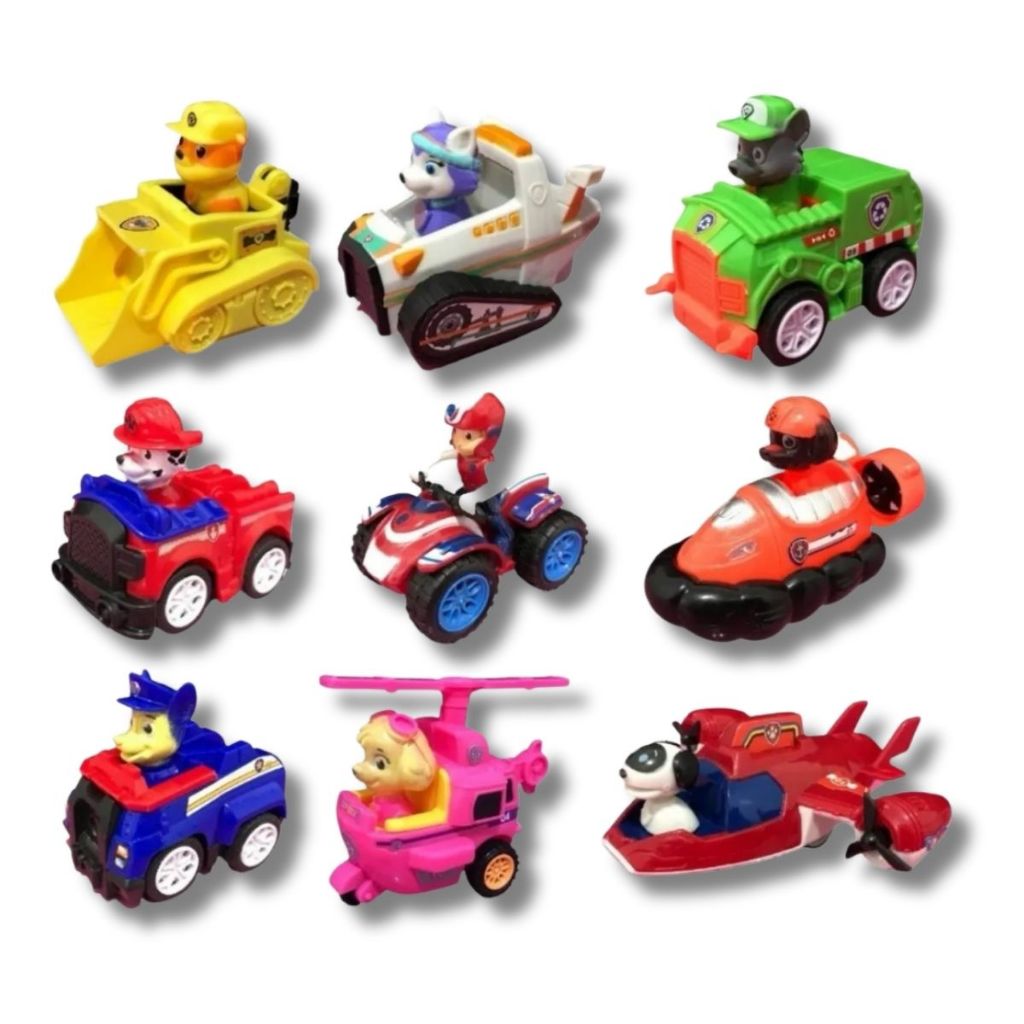 kit 9 Carrinhos Patrulha Canina Fricção Brinquedos Coleção Envio ...