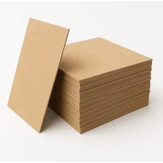 Kit Com 10 Placas de MDF Cru 3mm