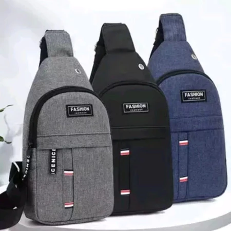 Bolsa Mochila De Peito Tiracolo Pochete Bolsa Impermeável Transversal Masculina