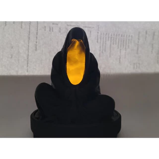 Decoração Halloween Suporte para Vela LED Ceifador Meditando