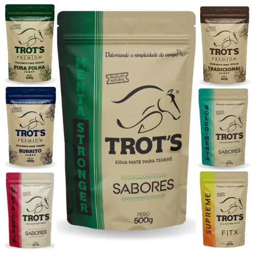 Erva Terere Trots Mate Premium Country Menta Stronger 500g