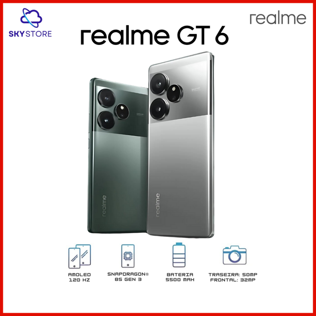 Celular Smartphone Realme GT6 5G (Versão Global) Processador