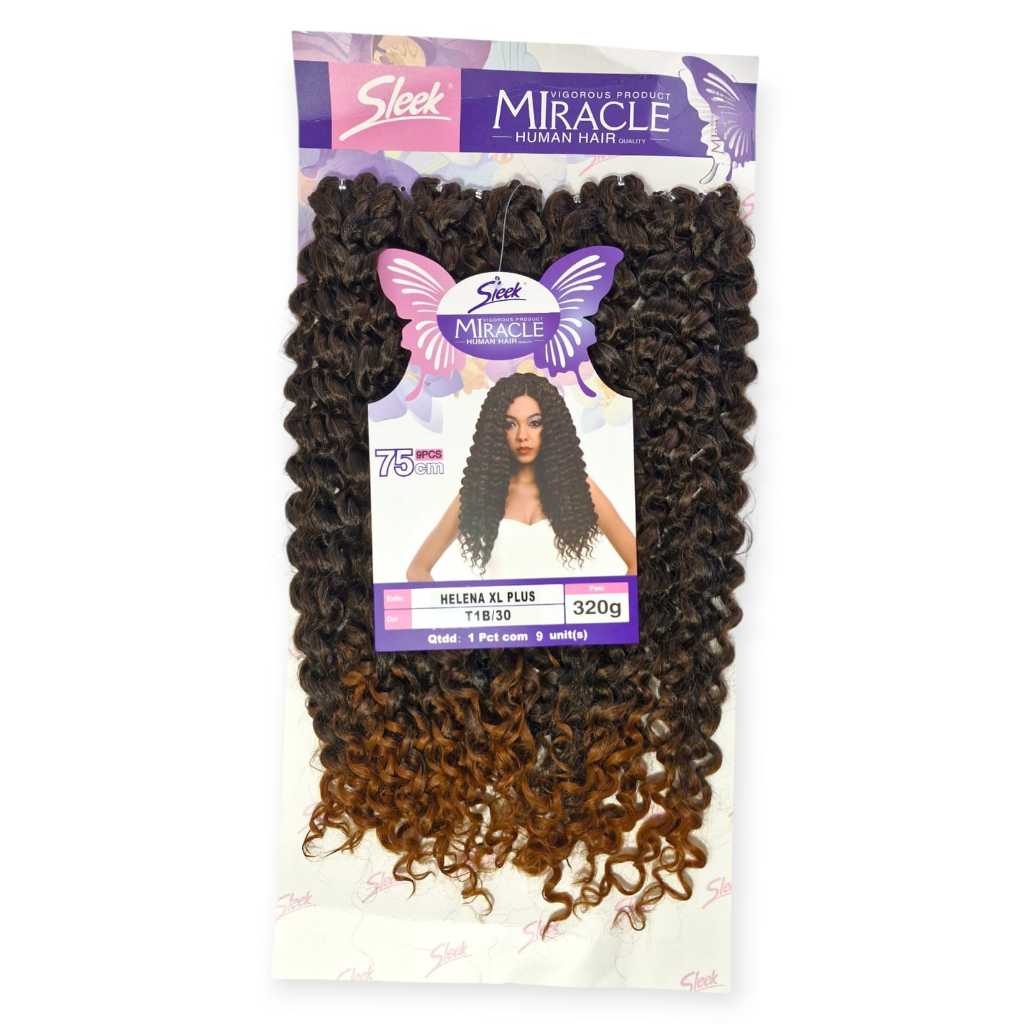 Cabelo Para Crochet Braids Human Hair Miracle 75cm + Agulha