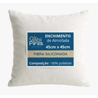 Kit Com 4 Refis De Almofada 45x45 Silicone Para Capas 40cm em Oferta na Shopee