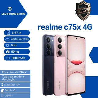 Celular Realme C75X 4G 8GB 256GB Versão Global Original Envio Imediato!