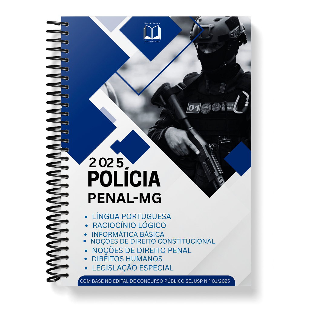 Apostila Polícia Penal MG 2025 - Policial Penal | Shopee Brasil