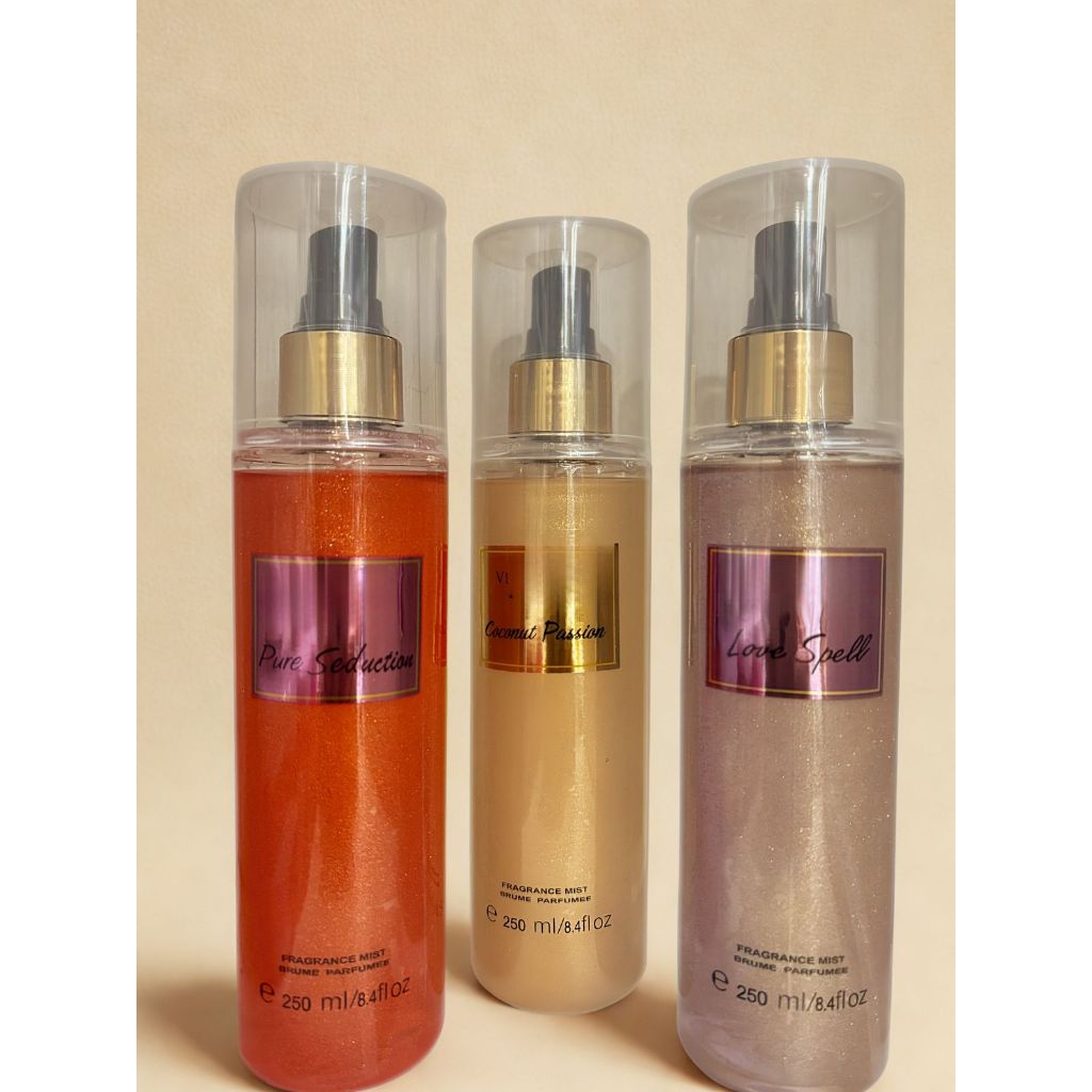 Kit 3 Body Splash Lançamento Com Tampa | Shopee Brasil