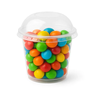 100 uni mini Copo Bolha PET 60 ml G697 - Verrine - Ideal Copo da felicidade