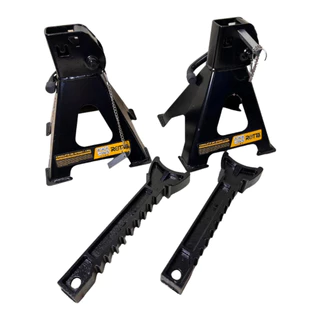 Kit Cavalete Apoio Automotivo Tripé Veículos 2 e 3 Toneladas com Trava de Segurança Reforçado em Oferta na Shopee