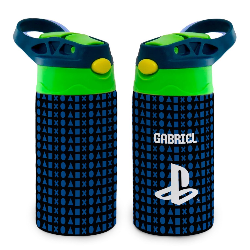 Garrafa Térmica Gamer Playstation Personalizada