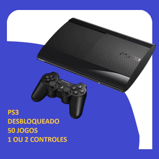 Console PlayStation 3 Sony Desbloqueado 250GB / 500GB + 1 Controle