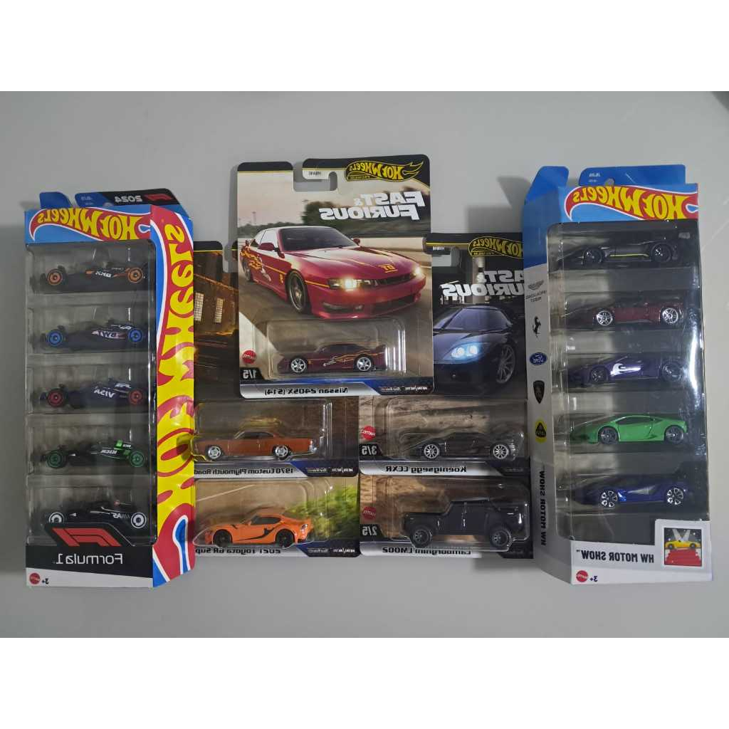 Hot Wheels Premium Velozes E Furiosos Set 5 Carrinhos + Hot Wheels Pack ...