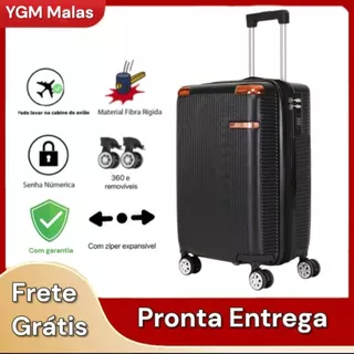 Mala Para Viagem De Bordo 10kg P Abs Com Zíper Expansível Rodinhas 360 Removíveis Bagagens de mão em Oferta na Shopee