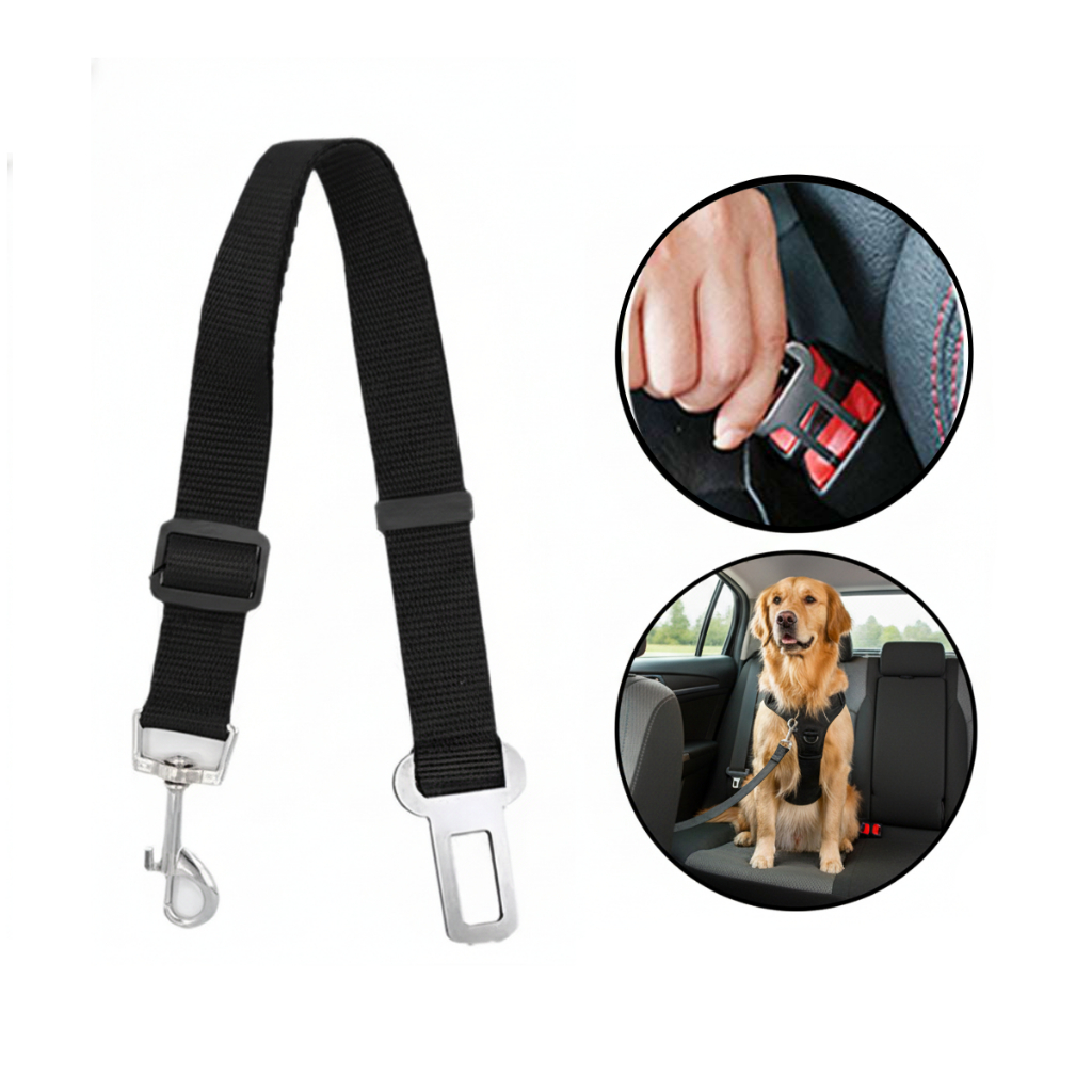 Cinto Segurança Cachorro Pet Carro Universal Ajustável Viagem Proteção ...