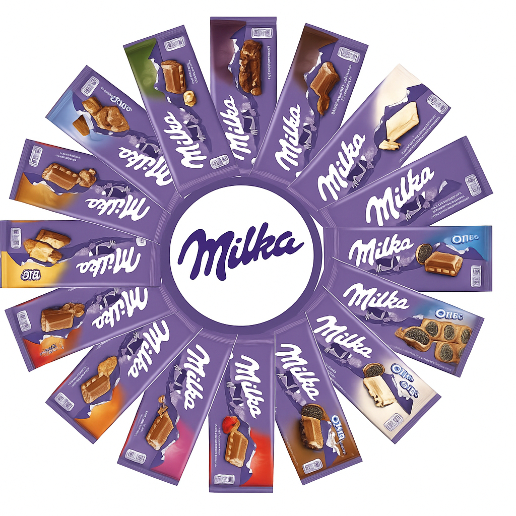 Barra De Chocolate Milka Diversos Sabores Na Variaçao Importado