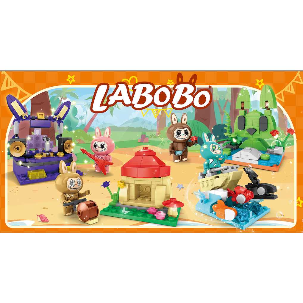Brinquedo Blocos De Montar Infantil Brinquedo Montável Labobo Modelos ...