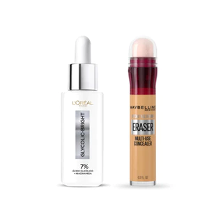 Creme Glycolic Bright Sérum 30ml + Corret Maybelline Instant Age Rew Eraser 144 Caramel em Oferta na Shopee