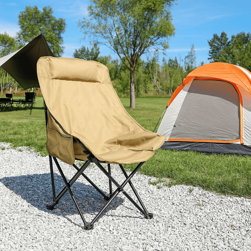Cadeira Dobrável Camping Portátil Praia Pescaria Viagem Acampamento ...
