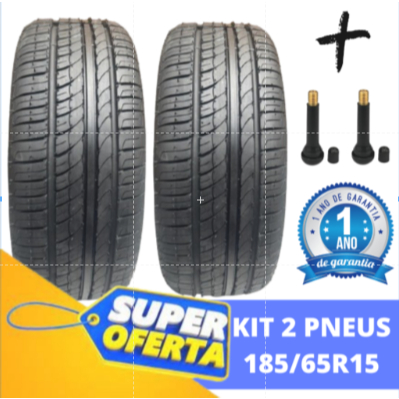 Kit 2 Pneus aro 15 Primeira Linha 185/65R15 | Shopee Brasil
