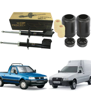 Par Amortecedor Dianteiro Kit Batente Fiorino Furgão Pickup 1993 A 2012 em Oferta na Shopee