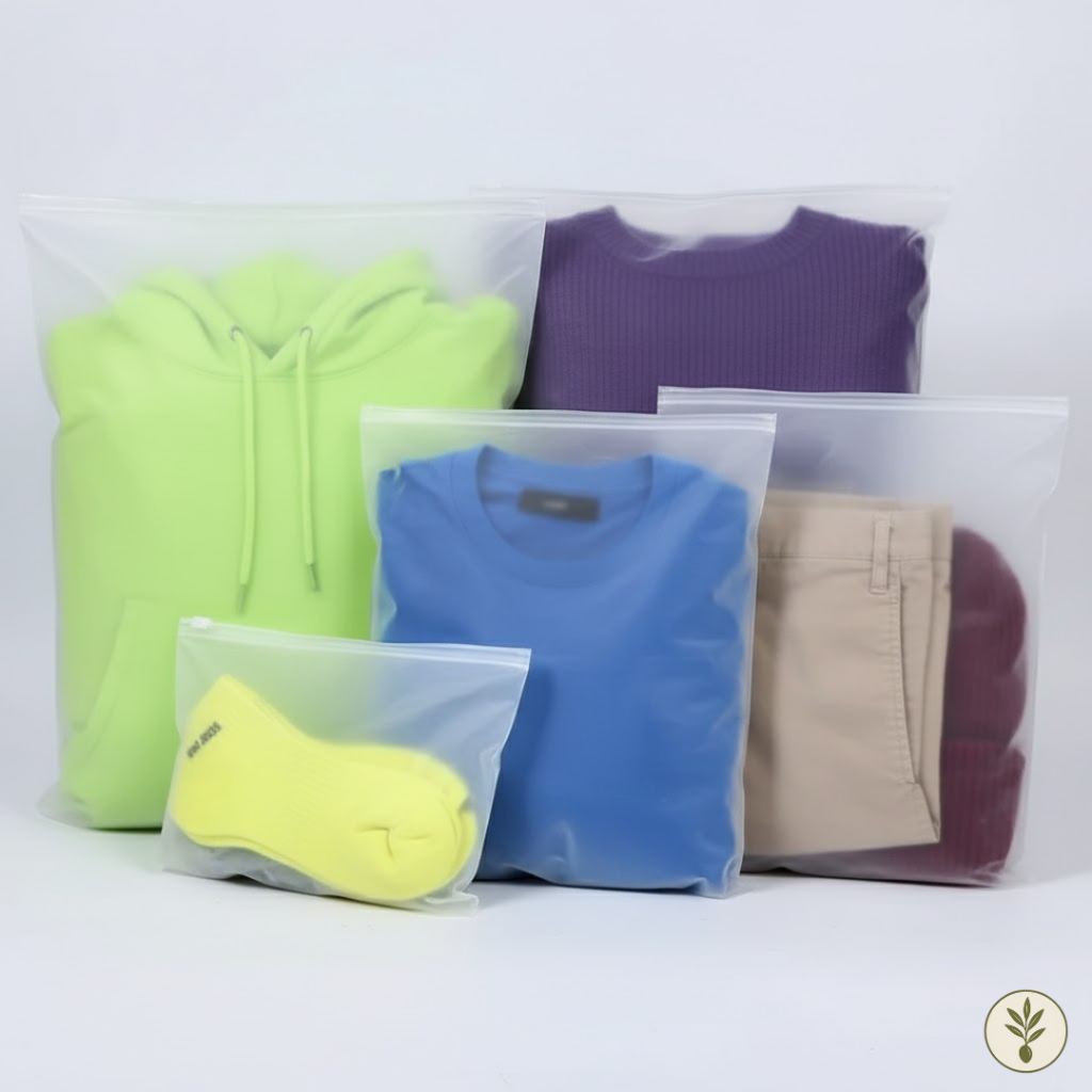 Kit 20 Unidades de Saco Zip Fosco Preto/Transparente Armazenamento Para ...