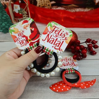 tag para xuxinha, rabico de cabelo mimo cliente ( natal/natalina ) não aconpanha as xuxinhas