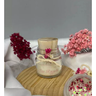 Kit 100 Potinhos de Vidro 40ml com Tampa Madeira Para Mini Velas Lembrancinhas de Casamento Decoração Mini Velas
