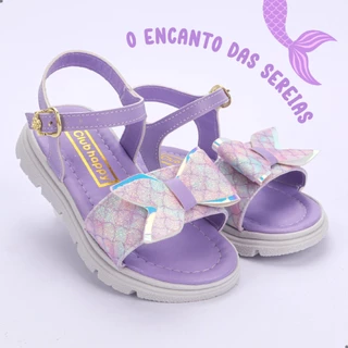 Sandalia Infantil Menina Sandalia De Menina Sereia Sandalia Menina Infantil Sandália Infantil